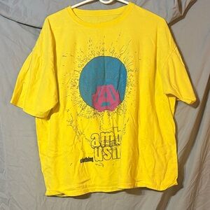 Vintage Aknowledge Ambush Yellow Graphic T-Shirt throwback